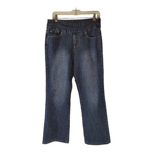 Jeans blue stretch pullon western rodeo equestrian country cowgirl